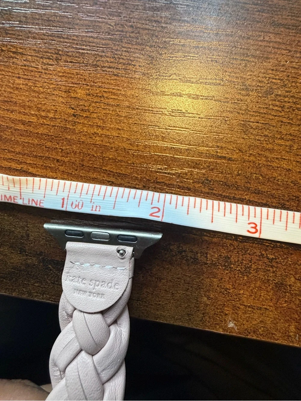 kate spade Braided Pale Pink Leather Apple Watch Strap 50 OBO